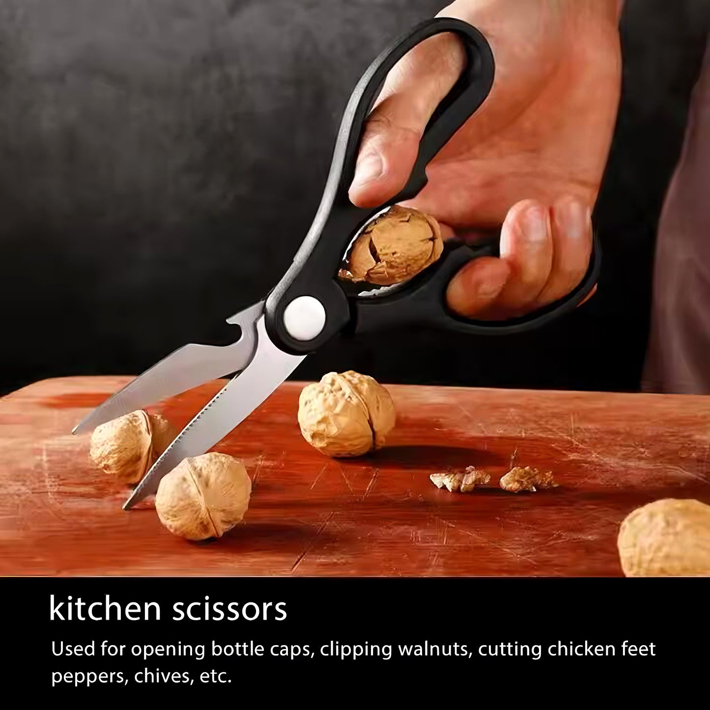 14 Piece Knife Set with Block and Scissors, Stainless Steel