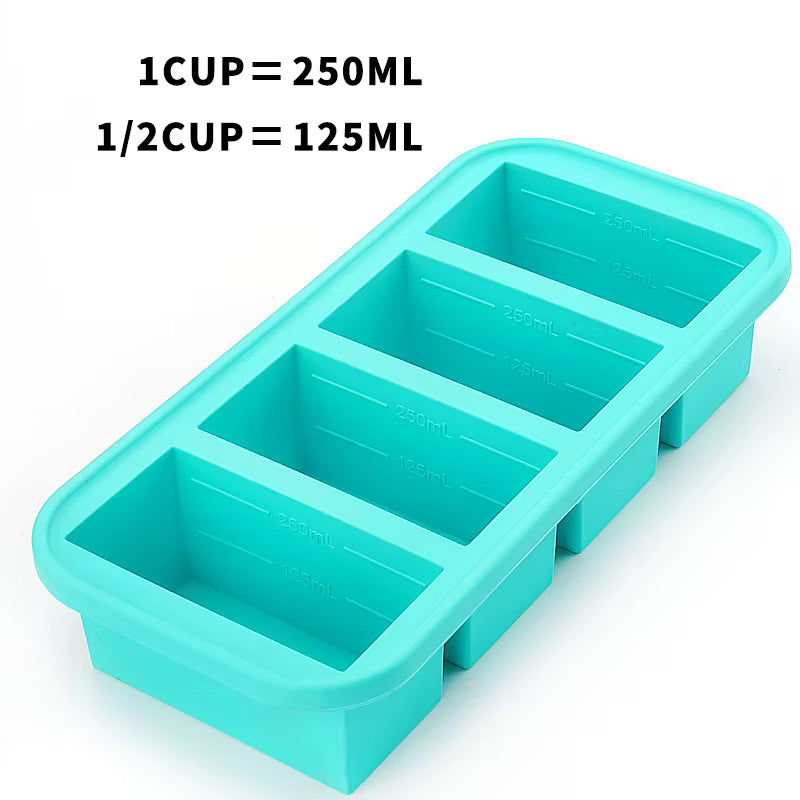 2 Cup Silicone Soup Freezer Container with Lid