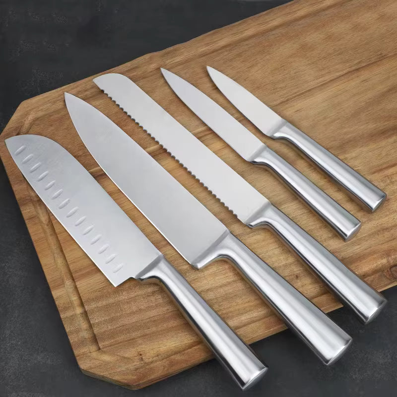 5-Piece Stainless Steel Kitchen Knife Set