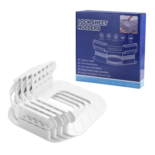 Bed Lock Sheet Holders Fit All Sheet Size,  Keep Sheets Firm & Tight, Bed Fitted Sheet Holder