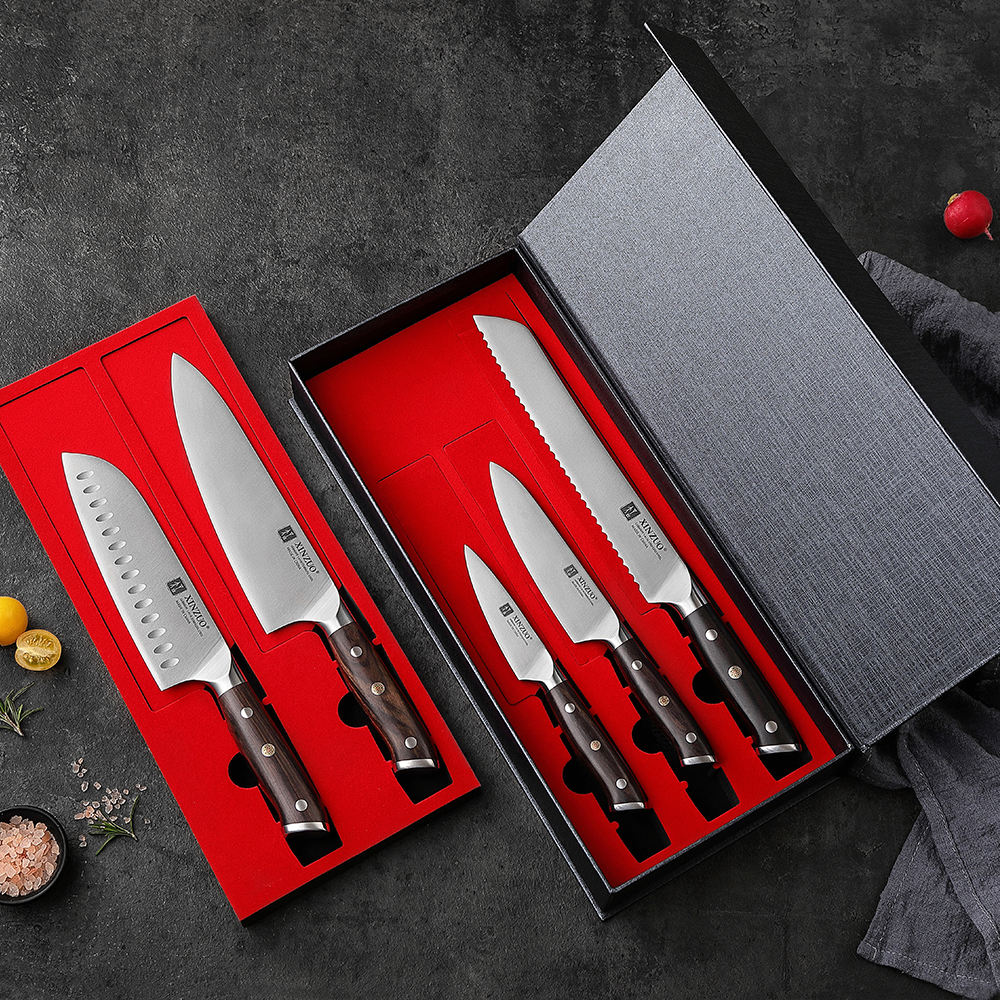 XINZUO YU SERIES Stainless Steel Knife Set, 5 Knives