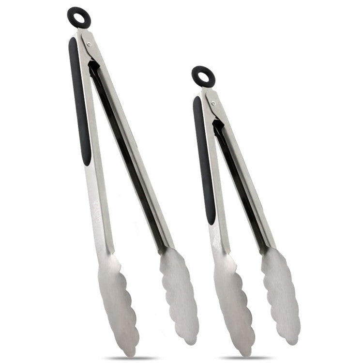 Stainless Steel Kitchen Tong Set- 9" and 12"