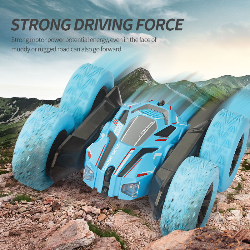 Remote Control Car, RC Stunt Truck with 360° Double-Sided Flips