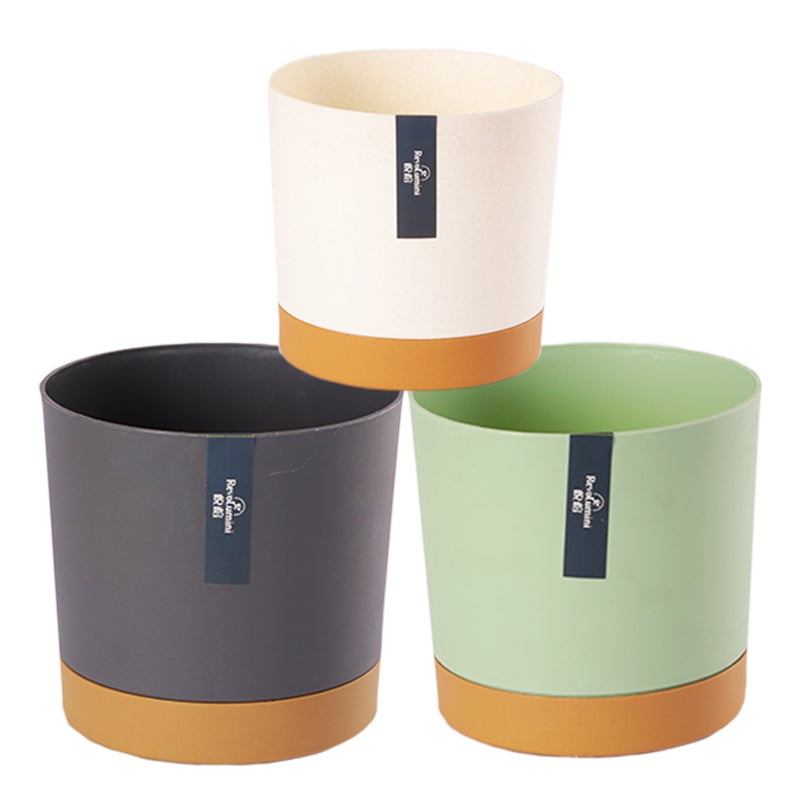 Self-Watering Plastic Planters Indoor/Outdoor Flower Pot