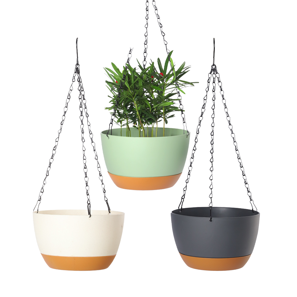 Modern Hanging Planter Pot – Indoor & Outdoor with Drainage