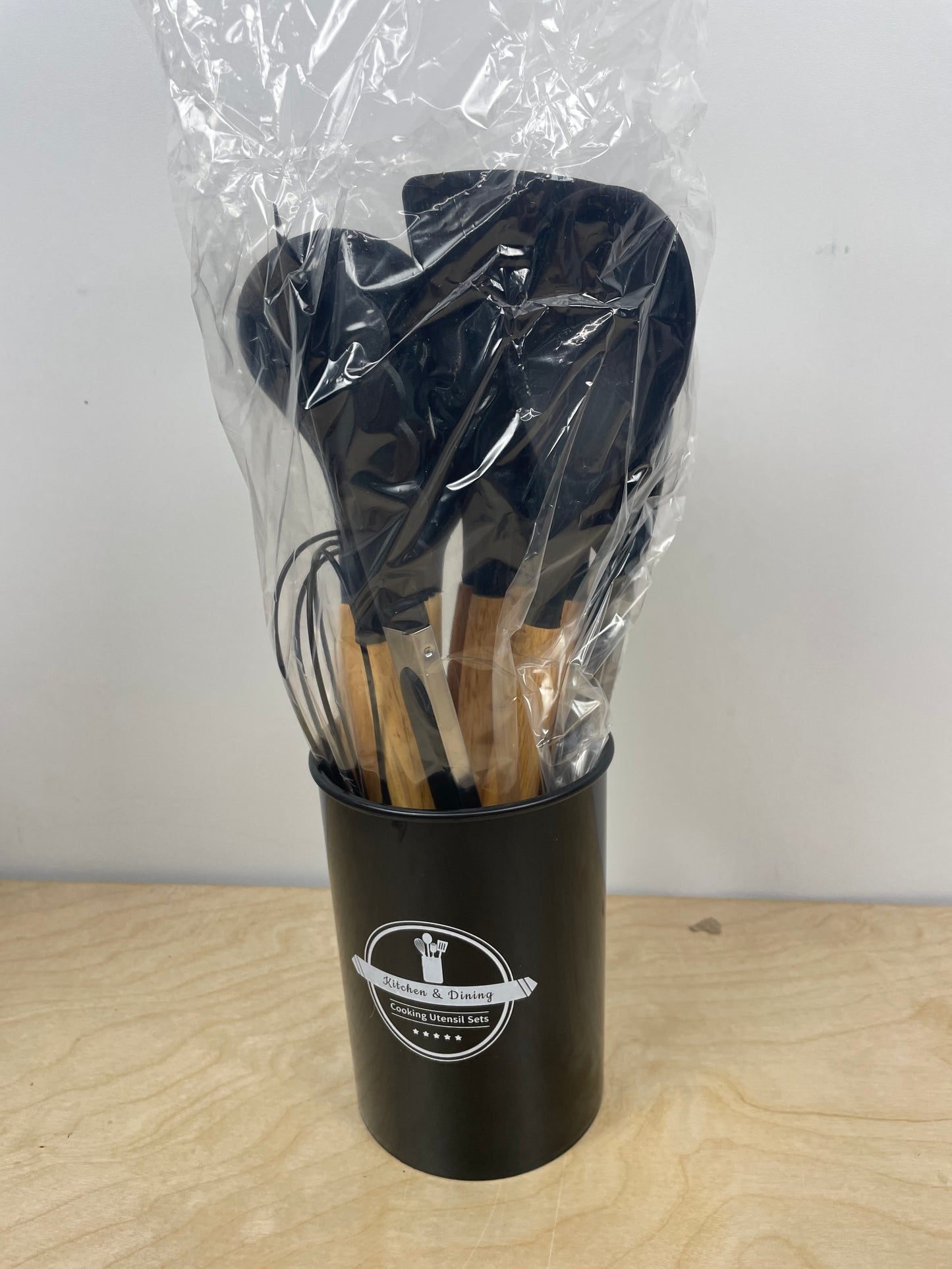 12 Piece Kitchen Utensil Set - Black