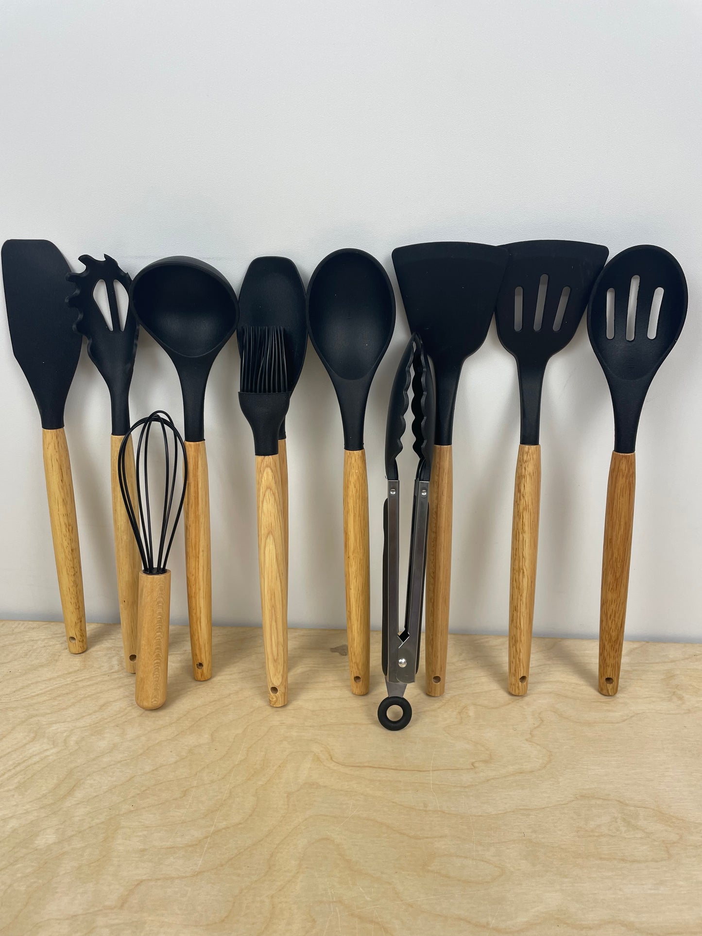 12 Piece Kitchen Utensil Set - Black