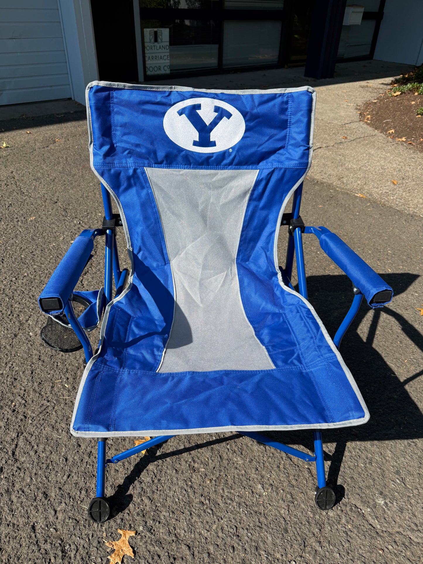 NCAA Hard Arm Chair - BYU Cougars