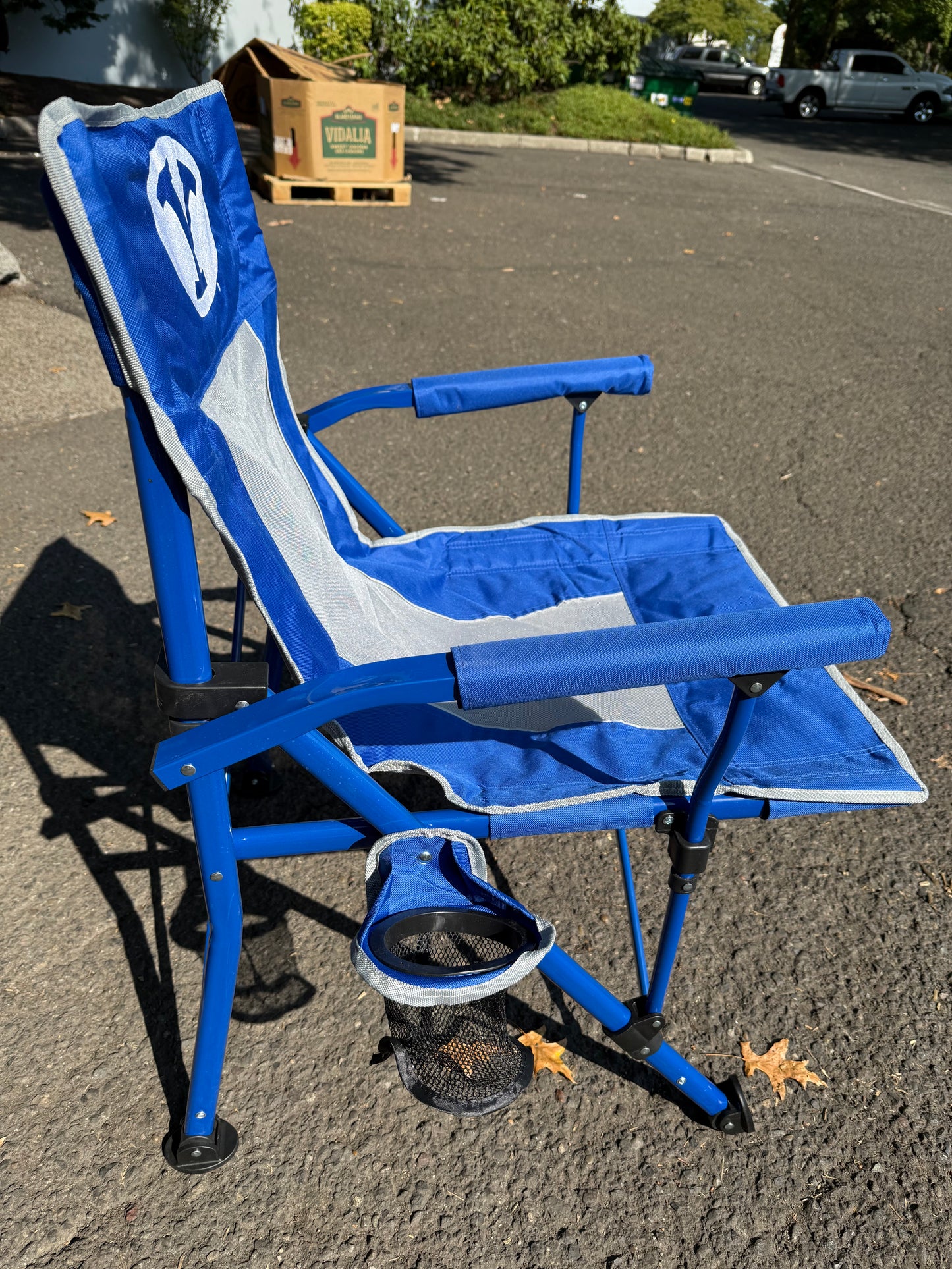 NCAA Hard Arm Chair - BYU Cougars