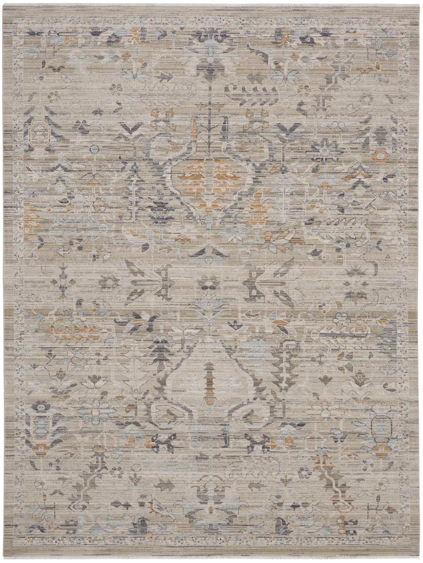 NEW - Nourison Lynx LNX02 Ivory/Taupe Rug, 8'6" x 11'4" - Retail $330