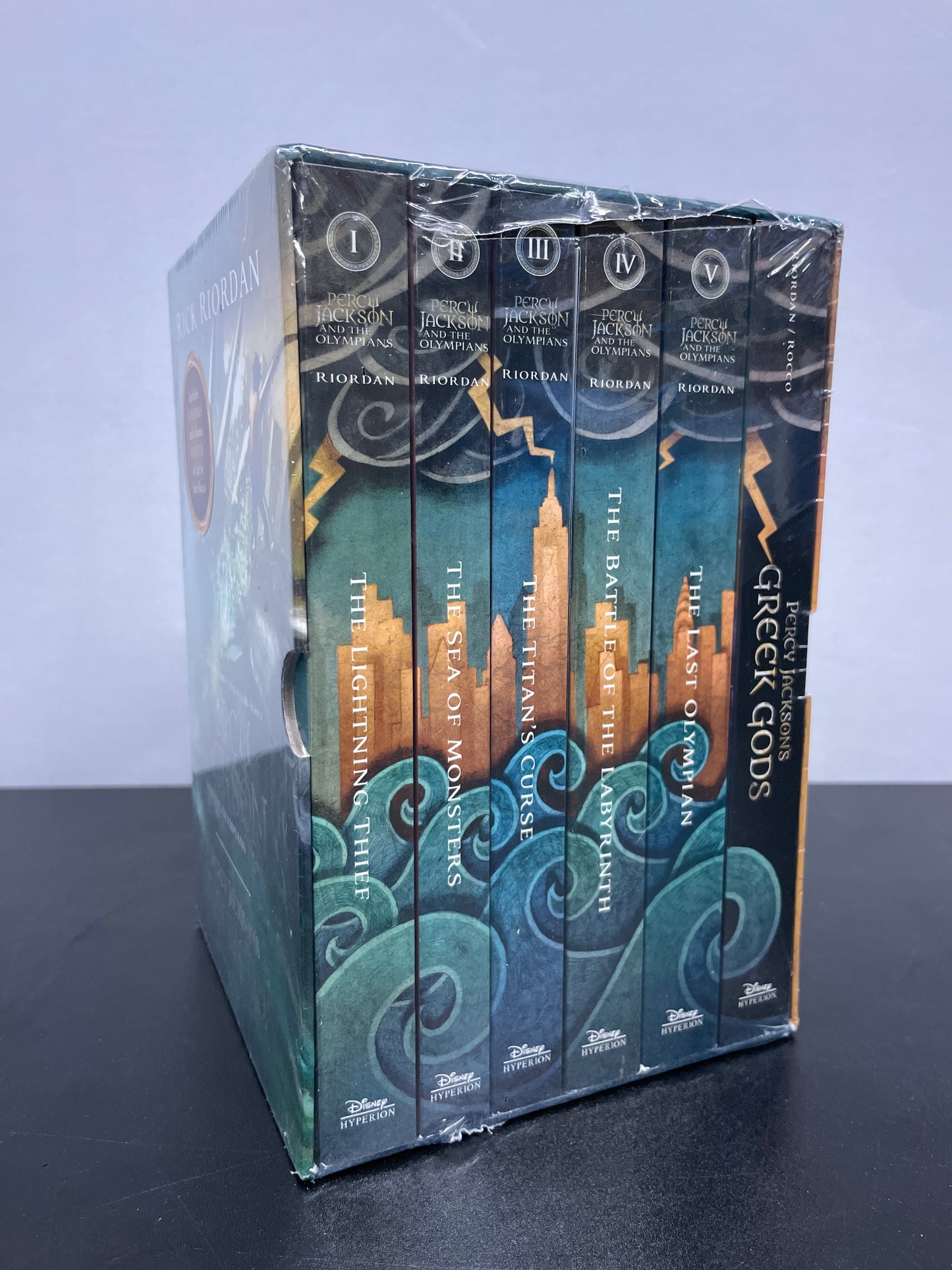 NEW, Sealed - Percy Jackson and the Olympians Complete Series and Percy Jackson's Greek Gods Boxed Set - Retail $52