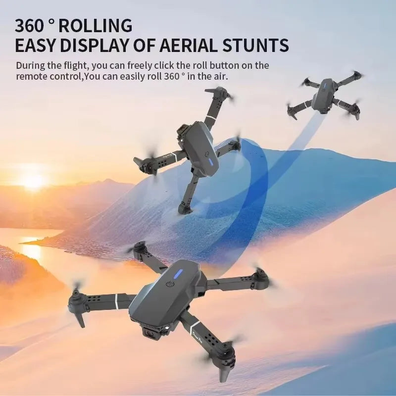 E88 Drone HD Aerial Photography Screen Quadcopter RC