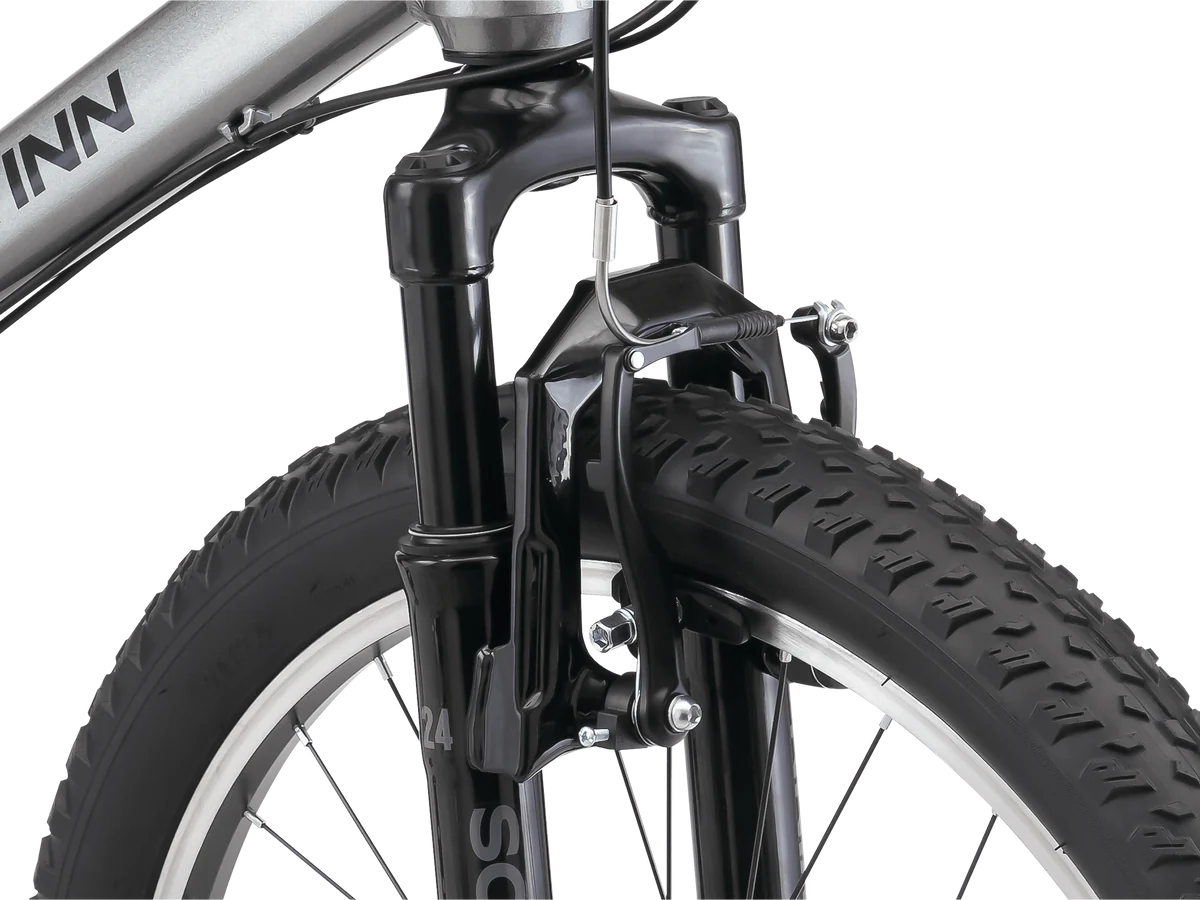 Schwinn Ranger Mountain Bike, 24 Inch Wheel, 21 Speeds, Silver