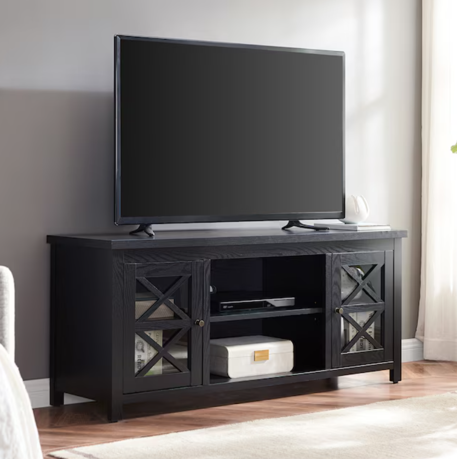 Colton TV Stand - Black Grain