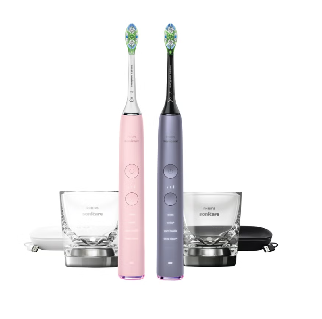 Philips Sonicare DiamondClean mart Electric Rechargeable Toothbrush, 2-pack