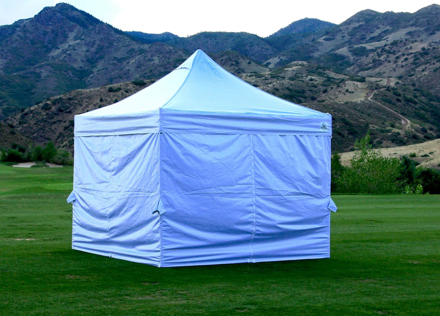 NEW - 10’x10’ – UNDERCOVER® X3 Canopy | Steel Frame Commercial | Curtain-Walls | TILT-N-GO™ Wheels