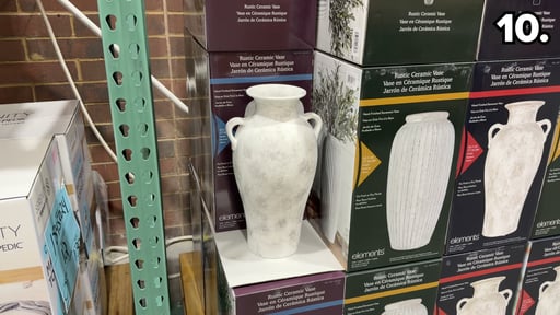 Elements Rustic Ceramic Vase, 3 Assorted Styles (#1901816) - $7.50 (down from $23.99)