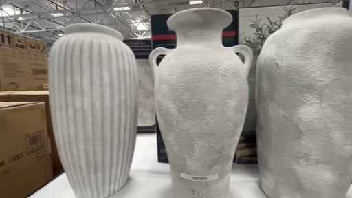 Elements Rustic Ceramic Vase, 3 Assorted Styles (#1901816) - $7.50 (down from $23.99)