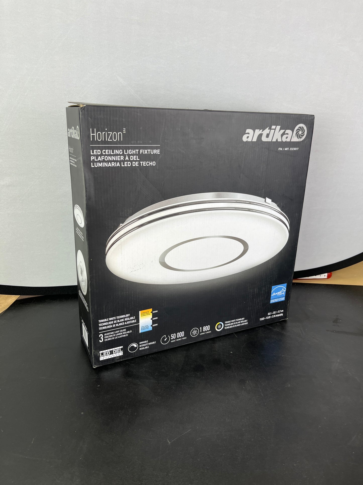 Artika Horizon 13" LED Flush Mount with Adjustable Color Temperature