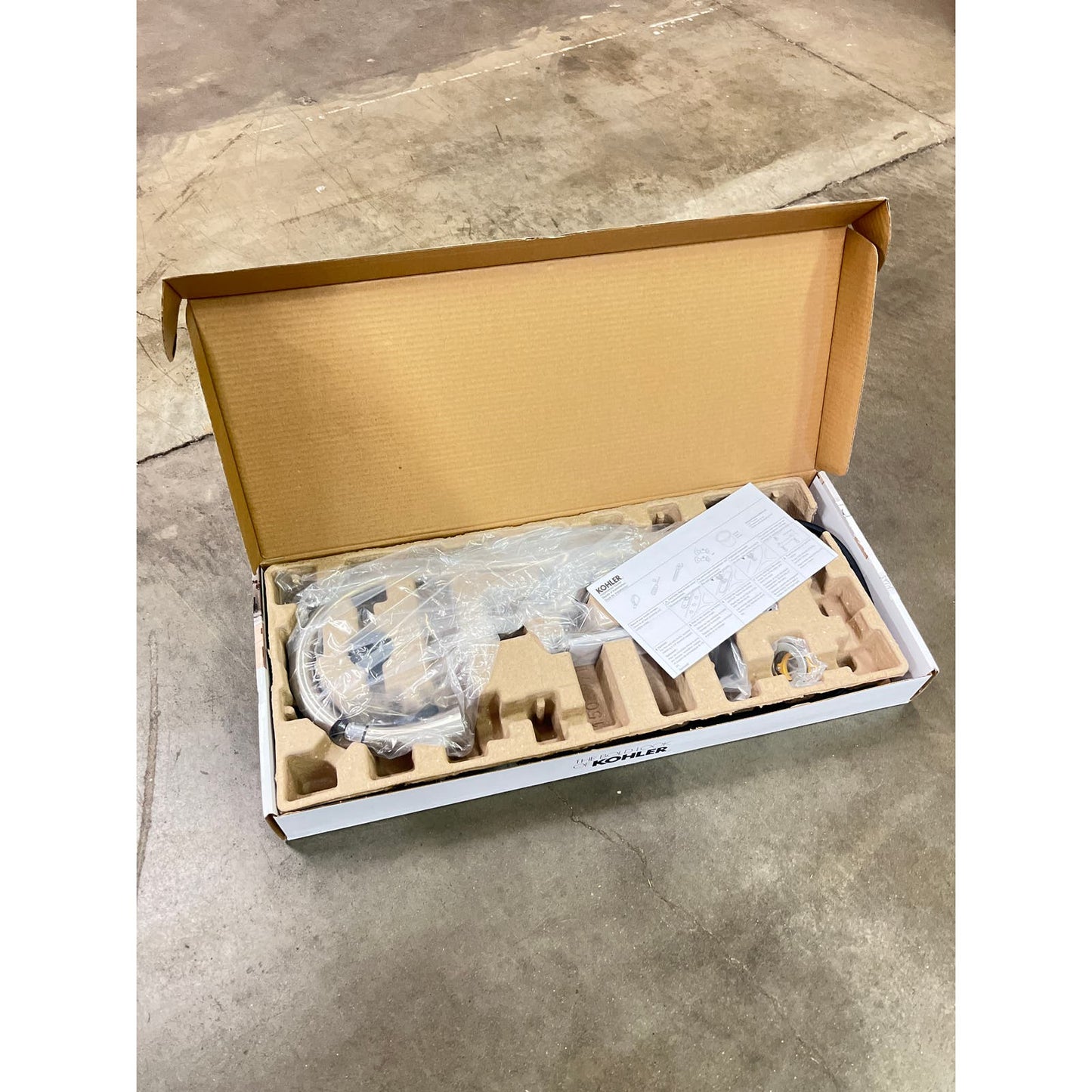 NEW - Kohler Lir Pulldown Kitchen Faucet - Retail $179