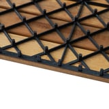 Nordic Wood Modular Wood Tiles 12" x 12", 10-Pack