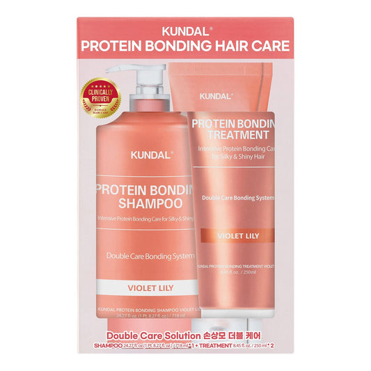 Kundal Protein Bonding Shampoo & Treatment Set