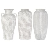 Elements Rustic Ceramic Vase, 3 Assorted Styles (#1901816) - $7.50 (down from $23.99)