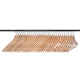 We Think Storage Premium Slim Wood Hangers, 30-Count Combo Pack
