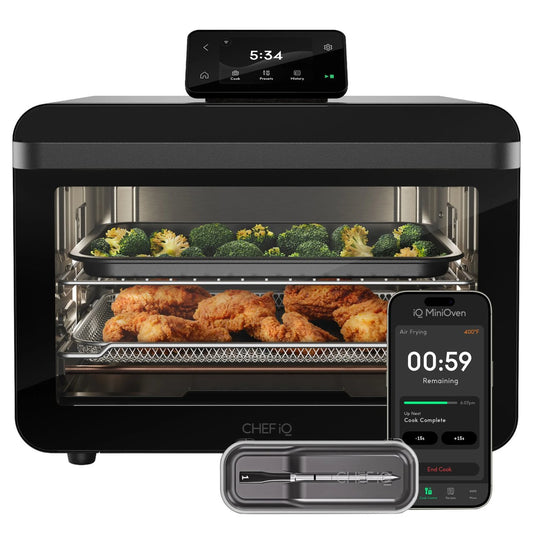 CHEF iQ Mini Oven with iQ Sense Thermometer Bundle