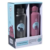 ThermoFlask 32 oz Stainless Steel Water Bottle, 2-Pack