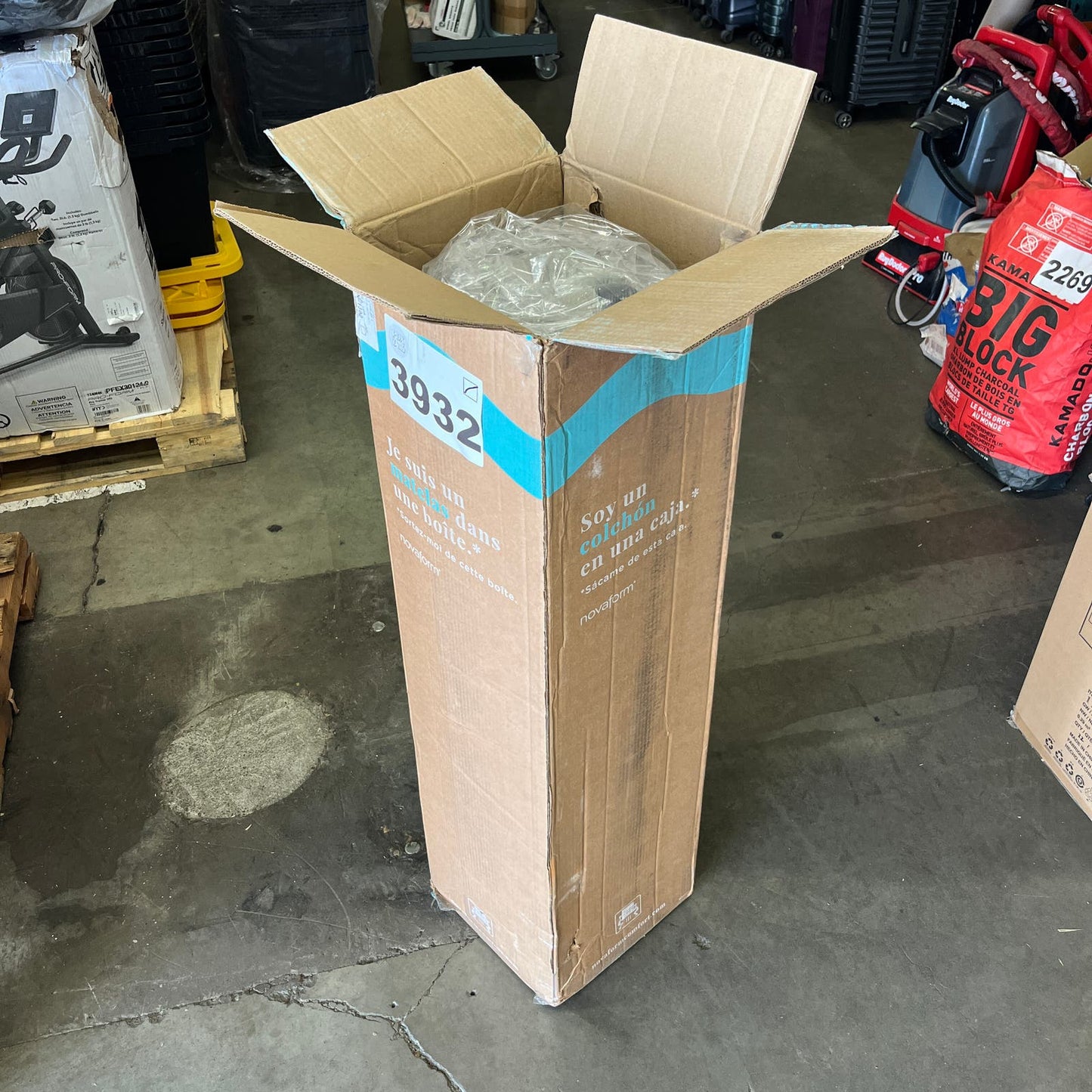 NEW - Costco - Novaform FULL DreamAway 8" Gel Memory Foam Mattress - Retail $199