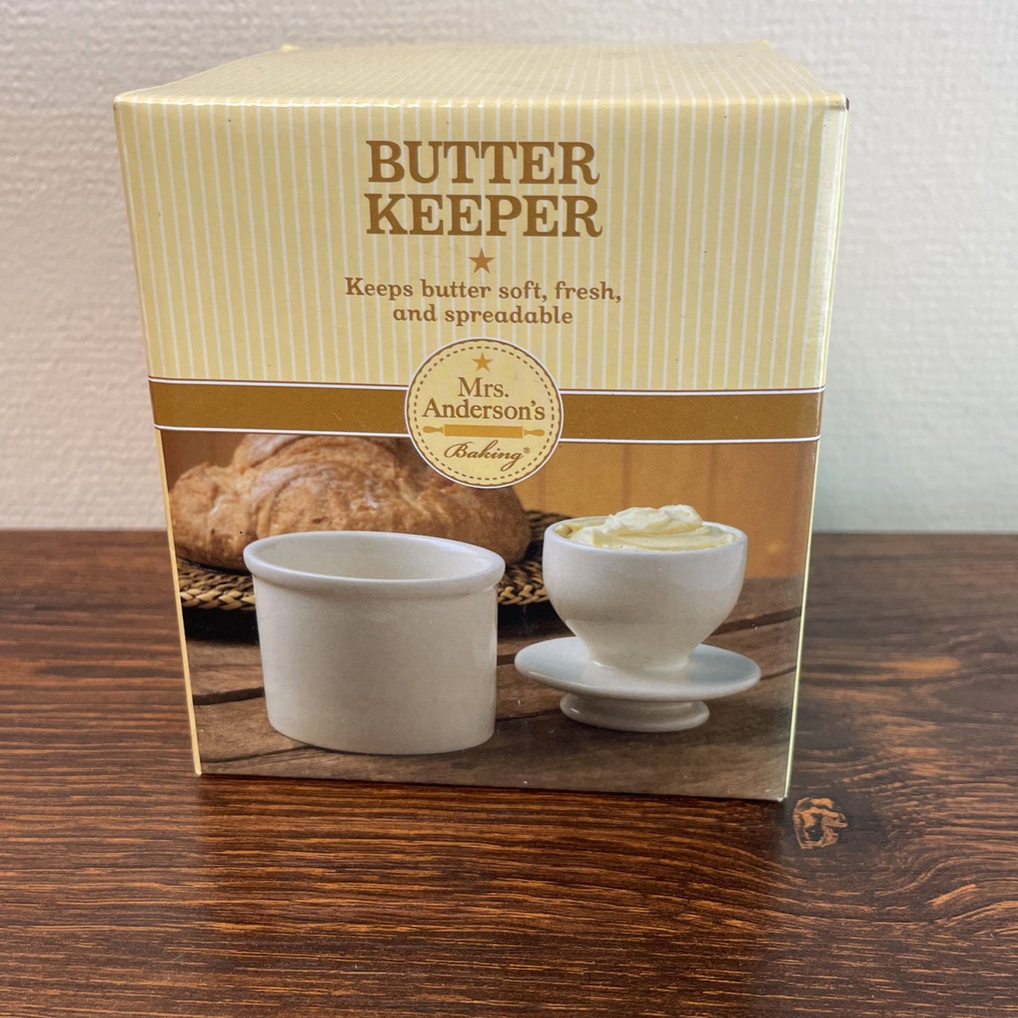 NEW - Mrs. Anderson's Butter Keeper - Retail $13