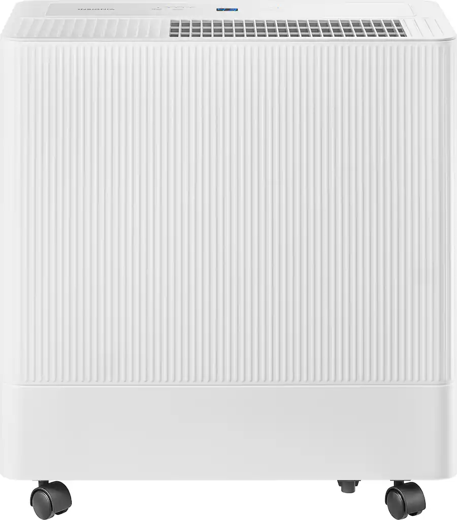 Insignia - 3,000 Sq. Ft. 50-Pint Portable Dehumidifier - White