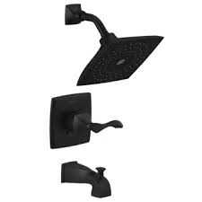 NEW - Delta Kahlo Shower & Tub Kit, Black