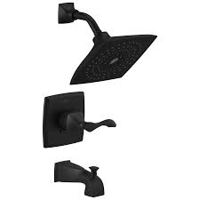 NEW - Delta Kahlo Shower & Tub Kit, Black