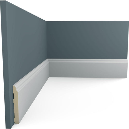 NEW - 85 FT+ Ekena Millwork 3 7/8"H x 1/2"P x 94 1/2"L Barcelona Baseboard Moulding