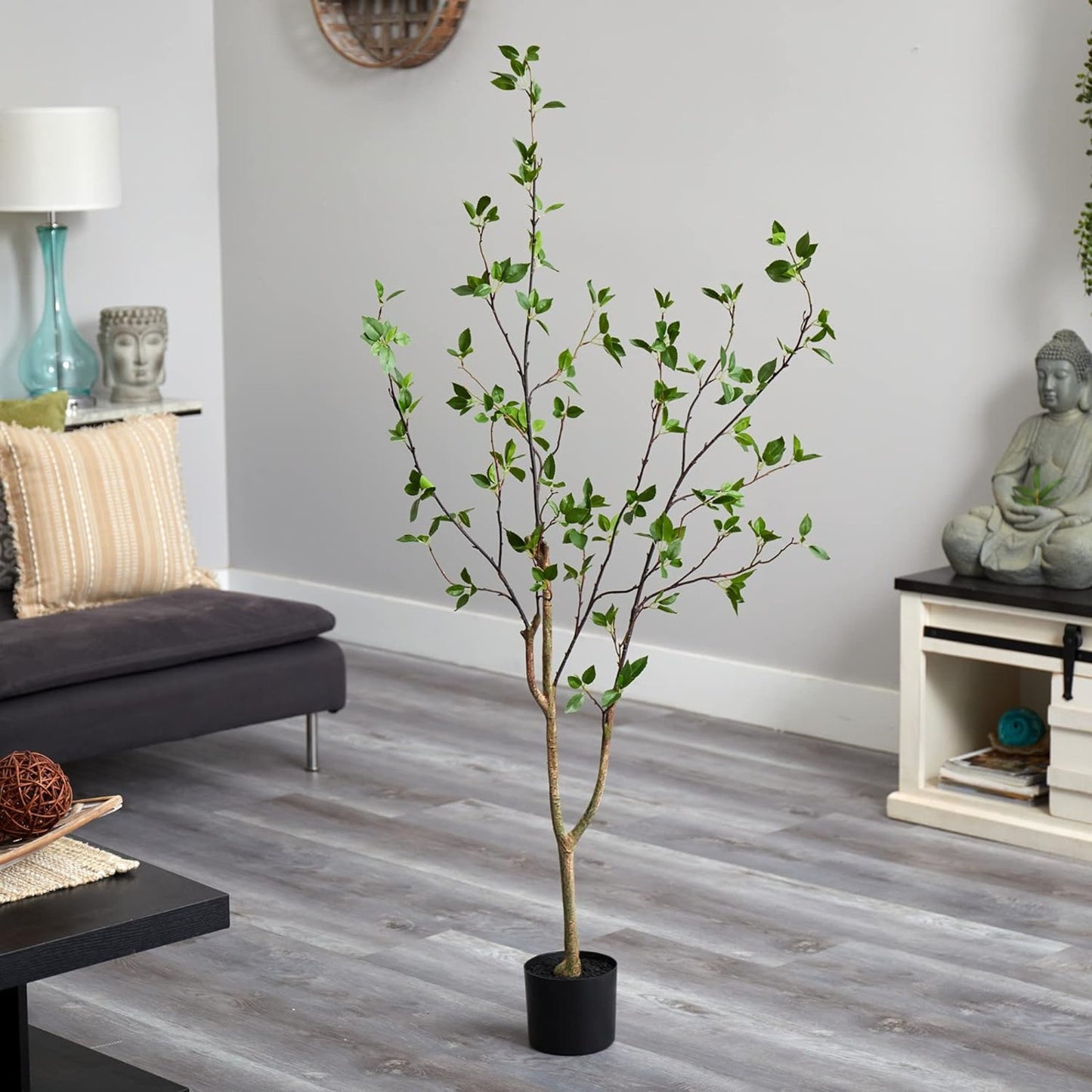 NEW - Nearly Natural 5ft. Minimalist Citrus Artificial Tree - Retail $87