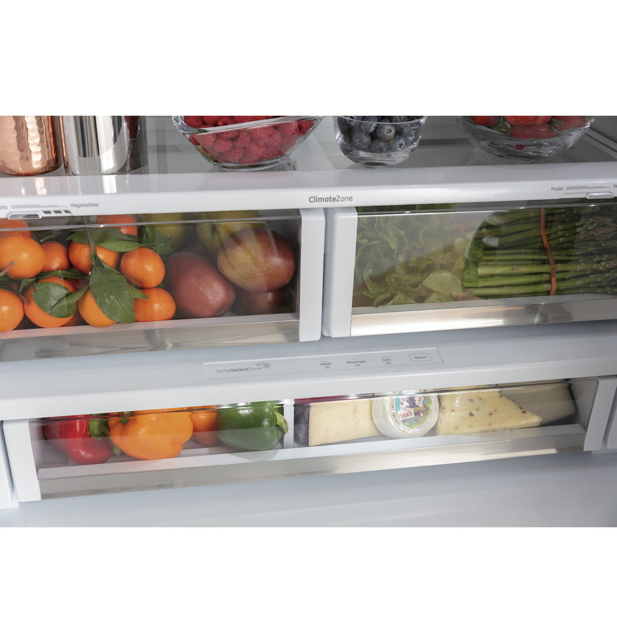 NEW - GE Cafe 27.8 cu. ft. Smart French Door Refrigerator with Hot Water Dispenser, ENERGY STAR