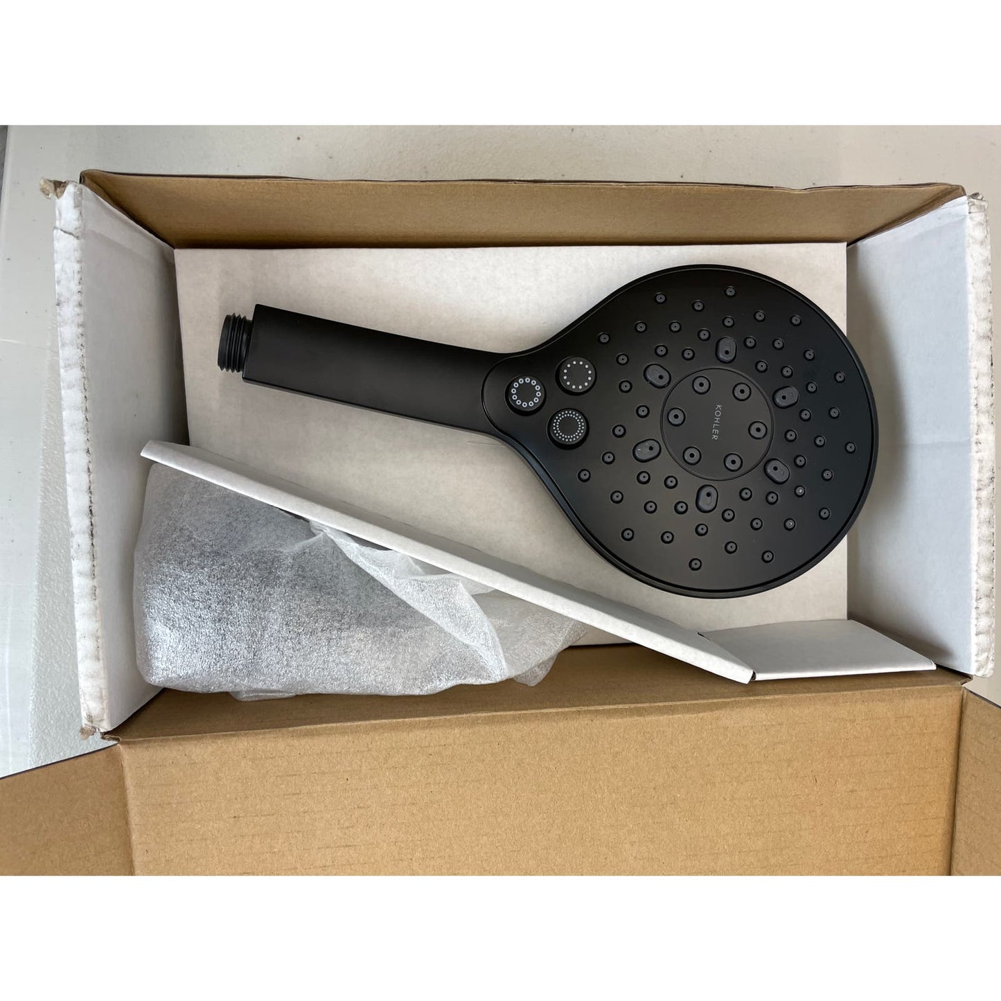 Like NEW - Costco - Kohler Prosecco BLACK Multifunction Handheld Shower Head - Retail $59