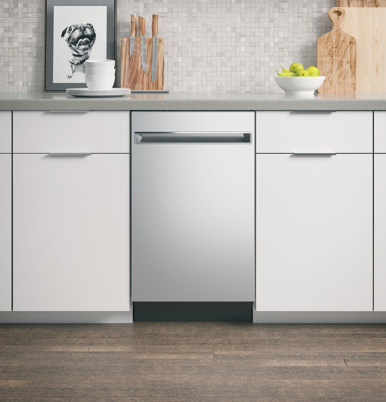 NEW in Box - GE Profile™ ENERGY STAR® 18" ADA Compliant Stainless Steel Interior Dishwasher with Sanitize Cycle - Retail $849