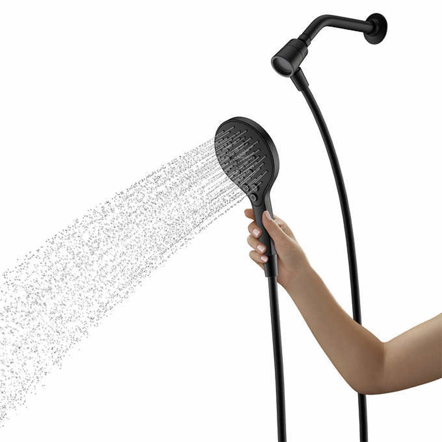 Like NEW - Costco - Kohler Prosecco BLACK Multifunction Handheld Shower Head - Retail $59