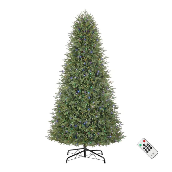 Home Accents Holiday 9 ft. Jackson Noble Fir LED Pre-Lit Artificial Christmas Tree T24