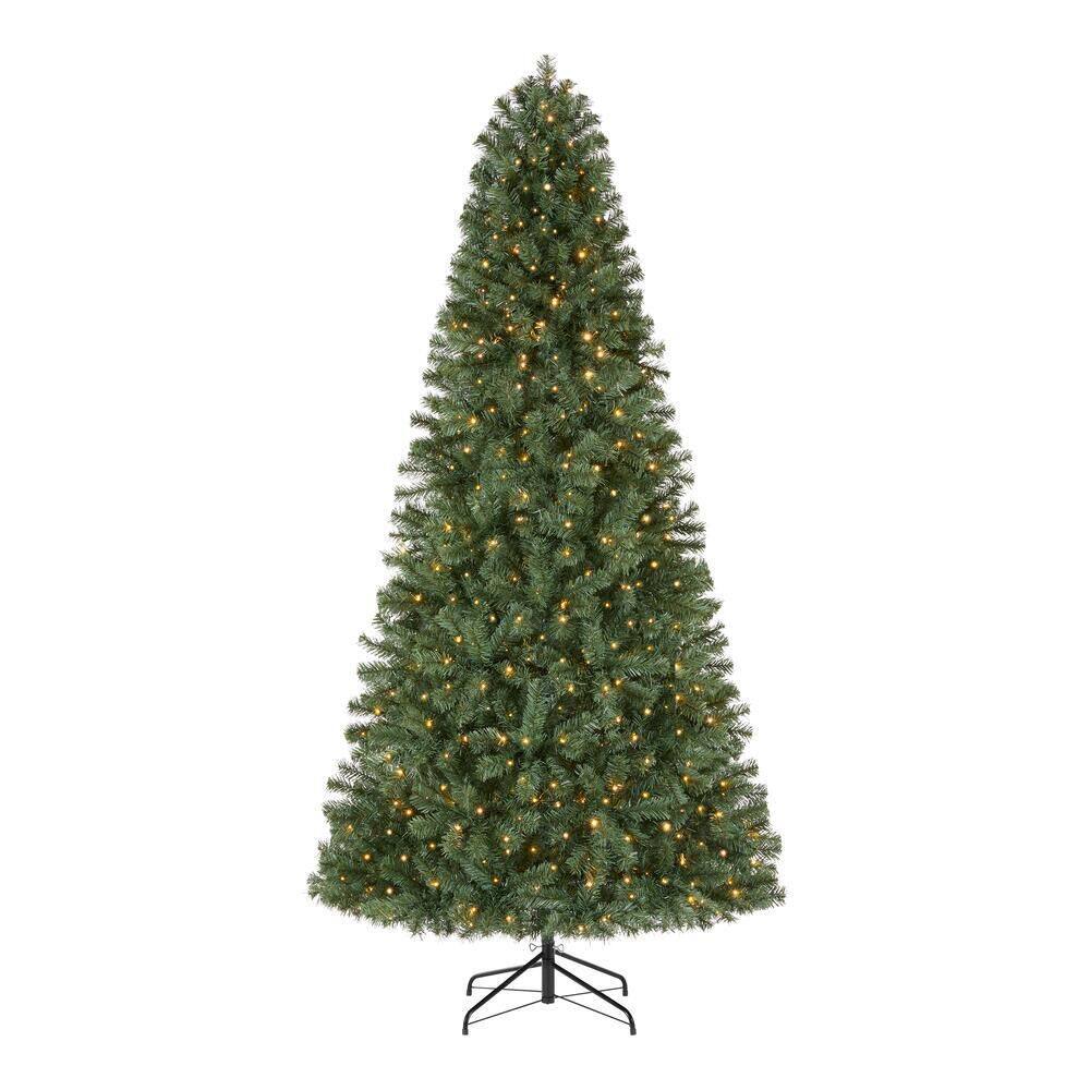Home Accents Holiday 7.5 ft. Festive Pine LED Pre-Lit Artificial Christmas Tree T10