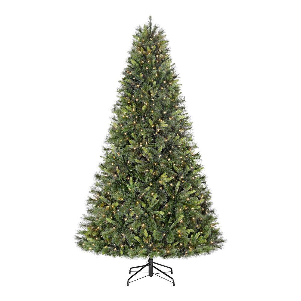 Home Accents Holiday 7.5 ft. Forest Pine LED Pre-Lit Artificial Christmas Tree T16