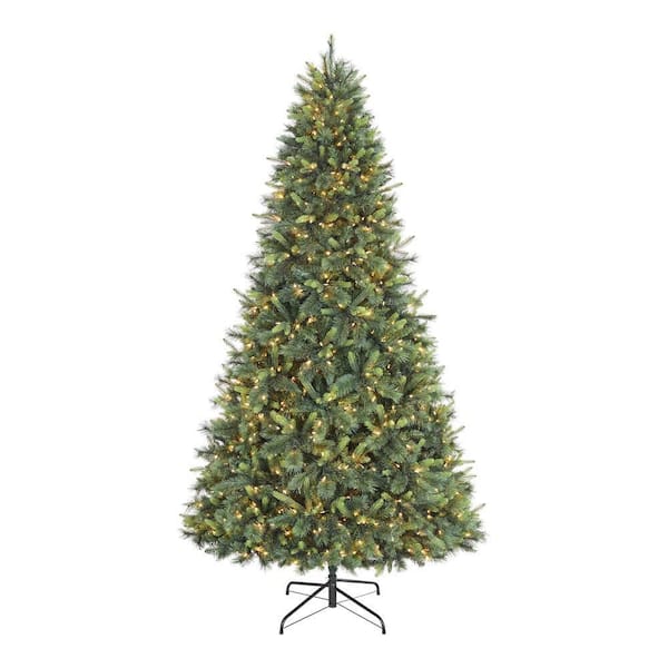 Home Accents Holiday 9 ft. Forest Pine LED Pre-Lit Artificial Christmas Tree T17
