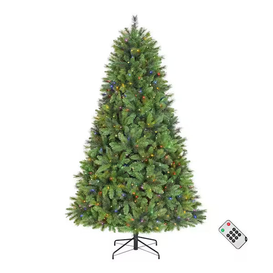 Home Accents Holiday 7.5 ft. Oxford Pine LED Pre-Lit Artificial Christmas Tree T13