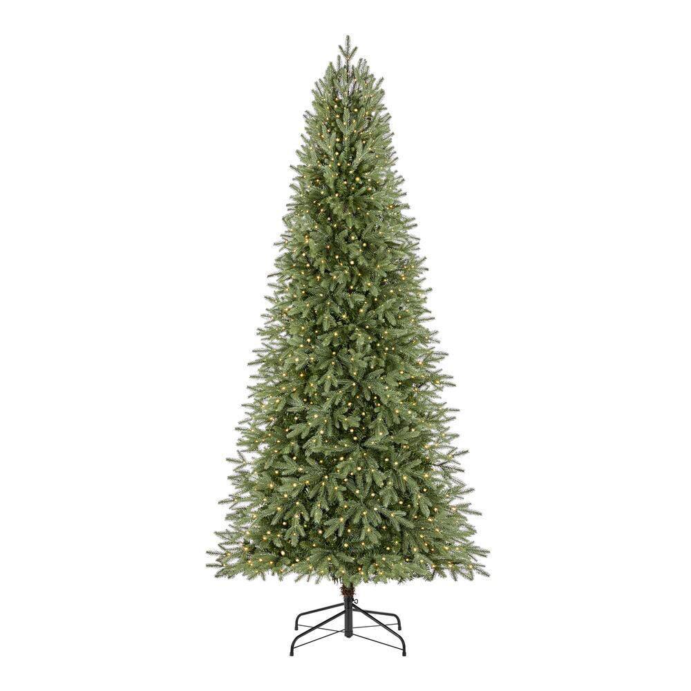 Home Accents Holiday 7.5 ft. Jackson Noble Fir Slim LED Pre-Lit Artificial Christmas Tree T22