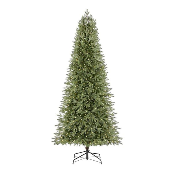 Home Accents Holiday 7.5 ft. Jackson Noble Fir Slim LED Pre-Lit Artificial Christmas Tree T22