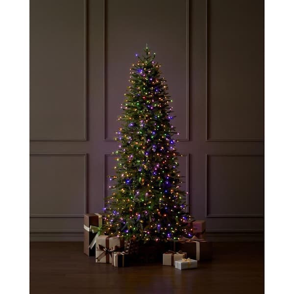 Home Decorators Collection 7.5 ft. Grand Duchess Twinkling Balsam Fir Slim LED Pre-Lit Artificial Christmas Tree T25