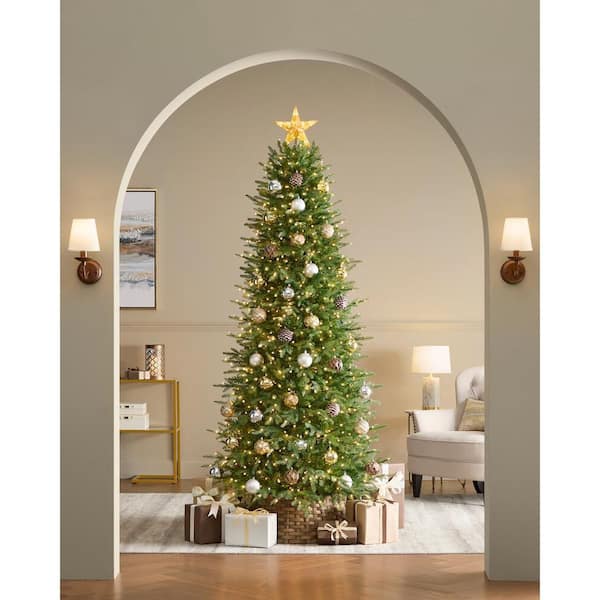 Home Decorators Collection 7.5 ft. Grand Duchess Twinkling Balsam Fir Slim LED Pre-Lit Artificial Christmas Tree T25